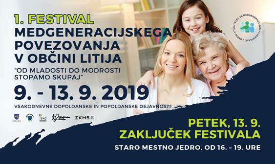 Knjižnica Litija soustvarja 1. Festival medgeneracijskega povezovanja