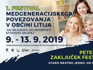 Knjižnica Litija soustvarja 1. Festival medgeneracijskega povezovanja