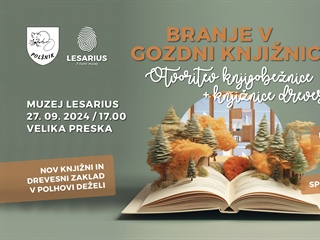BRANJE V GOZDNI KNJIŽNICI