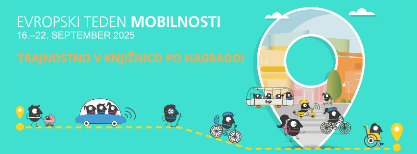 Trajnostno v knjižnico po nagrado!