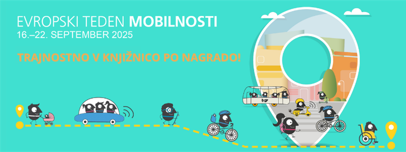 Trajnostno v knjižnico po nagrado!