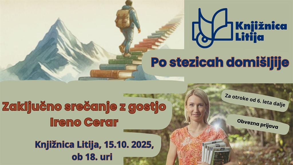Po stezicah domišljije, gostja Irena Cerar