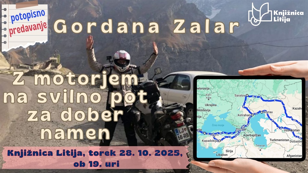 Gordana Zalar - Z motorjem na svilno pot za dober namen
