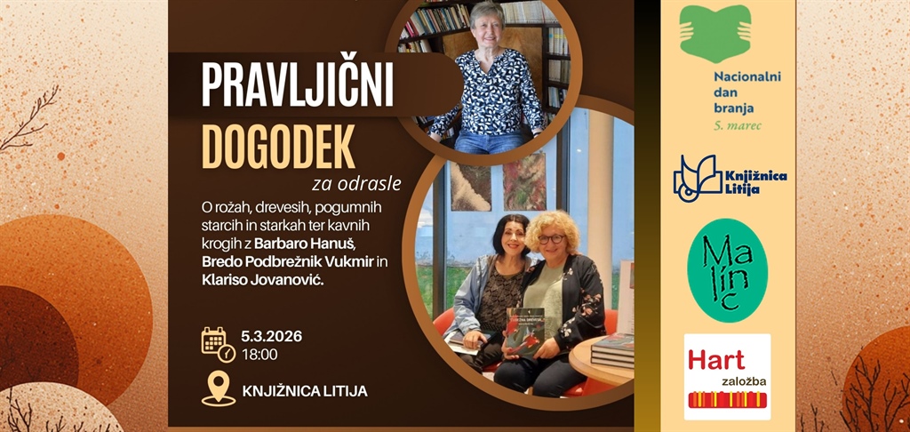 O rožah, drevesih, pogumnih starcih in starkah ter kavnih krogih