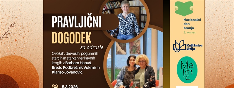 O rožah, drevesih, pogumnih starcih in starkah ter kavnih krogih