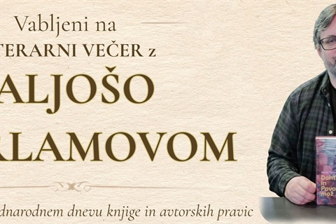 Literarni večer z Aljošo Harlamovom