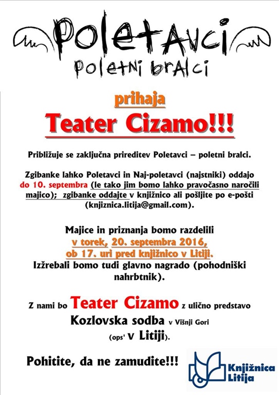 Poletavci-poletni bralci